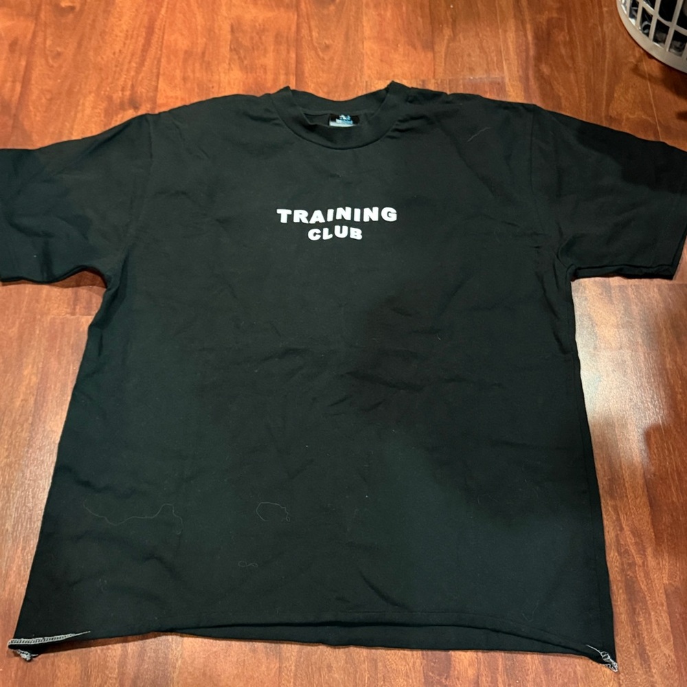 size large teestyled graphic ATI Collection Aspire to inspire black t shirt